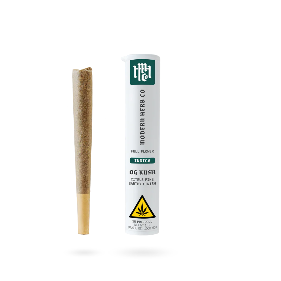 Modern Herb Co | THCa Pre Roll | OG Kush | Indica | 1g